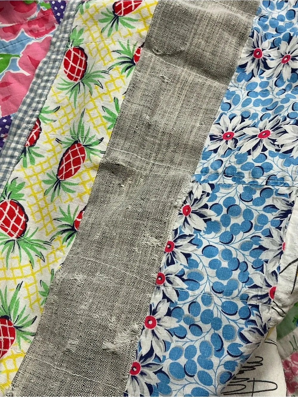 Handmade vintage patchwork